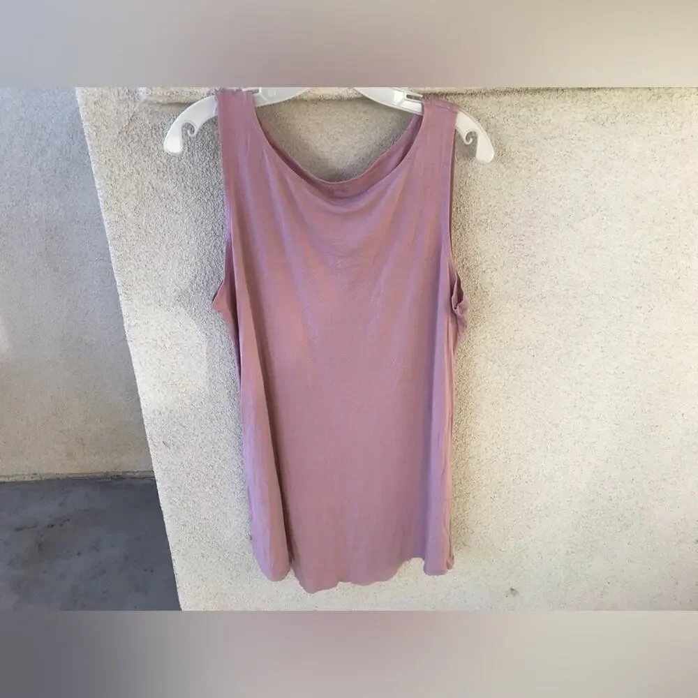 Layers Dress by Lori Goldstein SzXL Dusty Rose